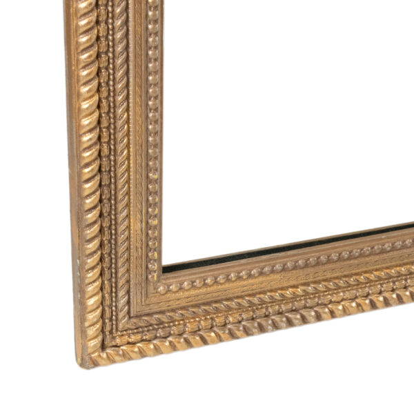 Gold Gilt Framed Mirror with Rope Trim - Image 3