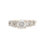 1.3 Carat Total Weight Diamond Engagement Ring in 14 Karat Gold