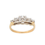 1.3 Carat Total Weight Diamond Engagement Ring in 14 Karat Gold - Image 4