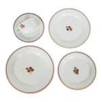 97 Piece ALFRED MEAKIN Tea Leaf Ironstone China - Image 3