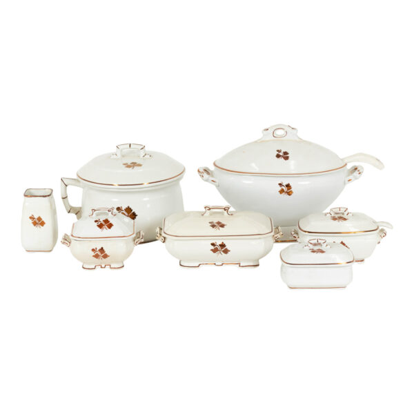 97 Piece ALFRED MEAKIN Tea Leaf Ironstone China - Image 10