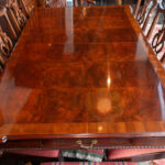 HENREDON Rittenhouse Square Dining Table with Leaves and 9 Chairs - Image 2