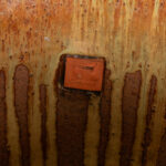 CAMPANIA Planter with Underplate in Orange and Brown Drip Glaze - Image 5
