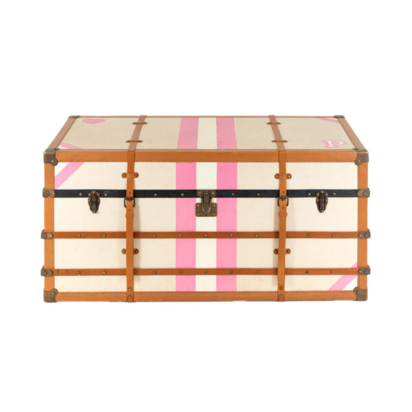 Vintage Victoria’s Secret Store Display Belted Trunk - Image 1