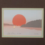 Vintage RITA ORR Serigraph of Sailing Boats - Image 2