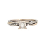 Diamond Engagement Ring in 14 Karat Gold