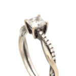 Diamond Engagement Ring in 14 Karat Gold - Image 2