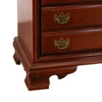 Vintage Cherry 6 Drawer Highboy Dresser - Image 5