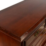 Vintage Cherry 6 Drawer Highboy Dresser - Image 4