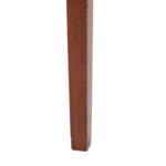 Mahogany Demilune Table with Medallion Inlay - Image 4
