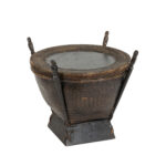 Vintage Thai Rice Basket Table