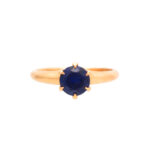 Vintage Sapphire Ring in 14 Karat Gold