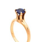 Vintage Sapphire Ring in 14 Karat Gold - Image 2