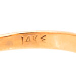 Vintage Sapphire Ring in 14 Karat Gold - Image 6