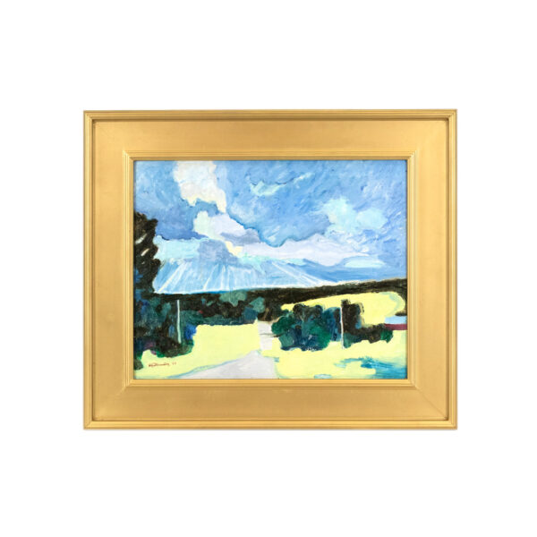 ED SHUTTLEWORTH “North Berne” Original Oil on Panel - Image 1