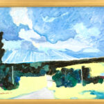 ED SHUTTLEWORTH “North Berne” Original Oil on Panel - Image 2