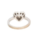 EFFY Diamond Heart Ring in 14 Karat Gold - Image 4