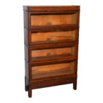 Antique GLOBE WERNICKE Four Stack Barrister Bookcase