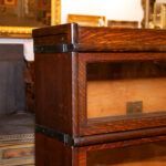 Antique GLOBE WERNICKE Four Stack Barrister Bookcase - Image 2