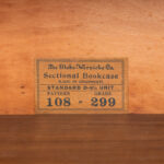 Antique GLOBE WERNICKE Four Stack Barrister Bookcase - Image 8