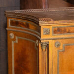 Antique Verne Marten Style Painted One Door Cabinet - Image 3