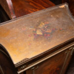 Antique Verne Marten Style Painted One Door Cabinet - Image 4