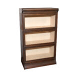 Antique Large Three Stack Barrister Bookcase - Image 2