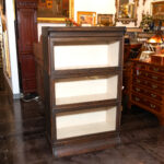 Antique Large Three Stack Barrister Bookcase - Image 6