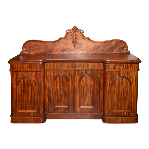 Antique Large Carved Mahogany Sideboard - Image 1