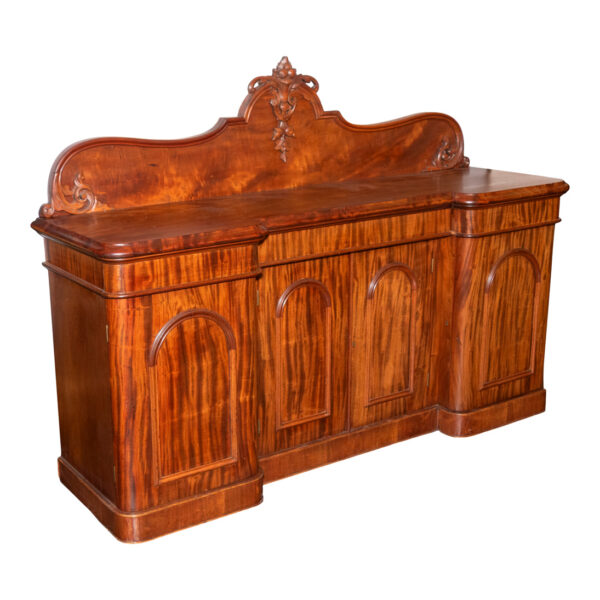 Antique Large Carved Mahogany Sideboard - Image 2