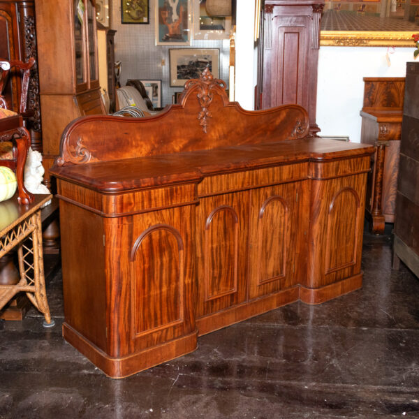 Antique Large Carved Mahogany Sideboard - Image 12