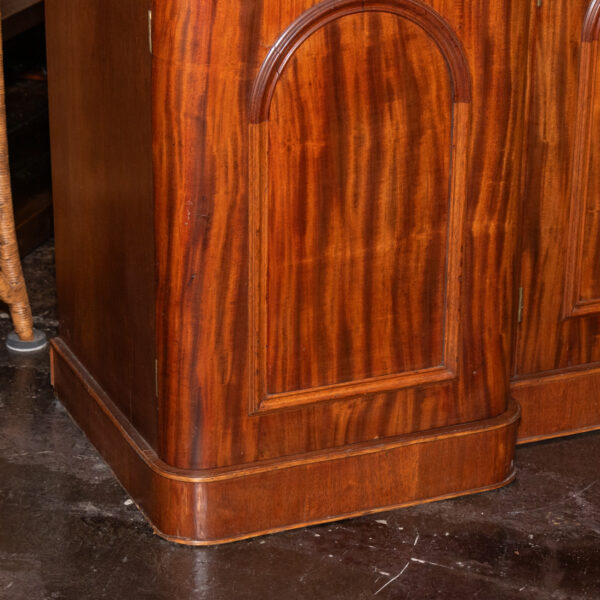 Antique Large Carved Mahogany Sideboard - Image 6