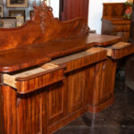 Antique Large Carved Mahogany Sideboard - Image 7