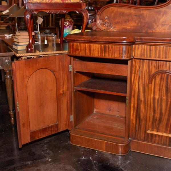 Antique Large Carved Mahogany Sideboard - Image 8