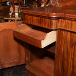 Antique Large Carved Mahogany Sideboard - Image 9