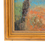 Contemporary Impressionist Painting of Trees and Lake - Image 3