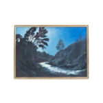 KAREN FOSTER-WELLS “Moonrise on the Camuesa” Oil Painting
