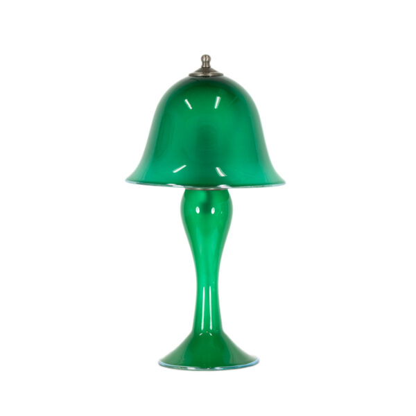 STEVEN CORREIA Art Glass Lamp in Green - Image 1
