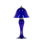 STEVEN CORREIA Art Glass Lamp in Blue