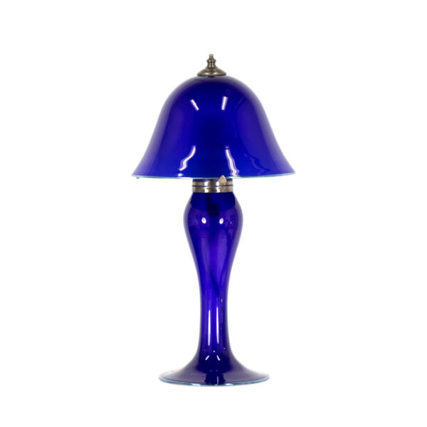 STEVEN CORREIA Art Glass Lamp in Blue - Image 1
