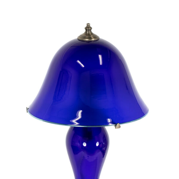 STEVEN CORREIA Art Glass Lamp in Blue - Image 2