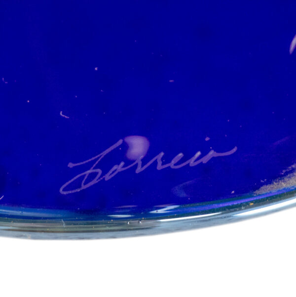 STEVEN CORREIA Art Glass Lamp in Blue - Image 6