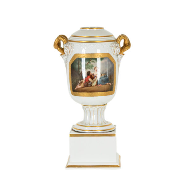ROSENTHAL Large Painted Porcelain Urn - Image 1