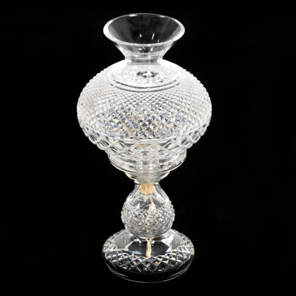 WATERFORD Crystal Hurricane Lamp - Image 2