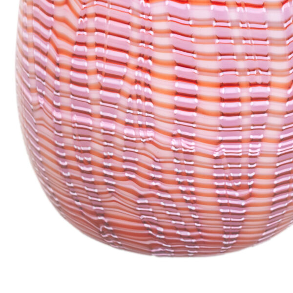 ROD SOUNIK Oval Tapered Art Glass Vase - Image 3