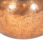 Vintage Peruvian Style Arts and Crafts Hammered Copper Vase with Lapis Accent - Image 3