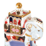 ROYAL WORCESTER Connoisseur Collection Porcelain Nelson Elephant Candle Snuffer - Image 2
