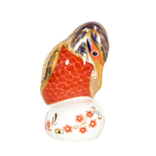 ROYAL CROWN DERBY Imari Kingfisher Figurine - Image 2