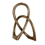 JOHN RICHARD Gold Entwined Sculpture