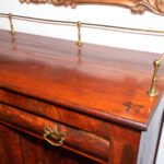 Antique American Empire Flame Mahogany Buffet - Image 2